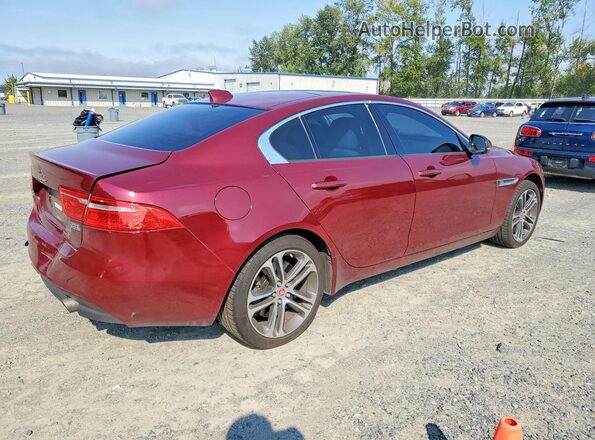 SAJAJ4BV8HA964211 2017 JAGUAR XF Red Задня права чверть
