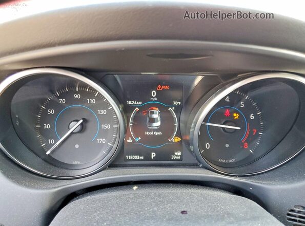 SAJAJ4BV8HA964211 2017 JAGUAR XF Red Вид щитка приладів