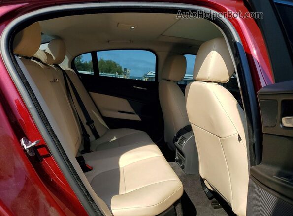 SAJAJ4BV8HA964211 2017 JAGUAR XF Red Вид задніх сидінь