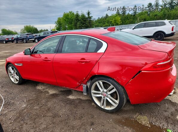 SAJAJ4FN9JCP36190 2018 JAGUAR XF Красный Задняя левая четверть