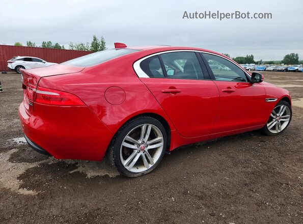 SAJAJ4FN9JCP36190 2018 JAGUAR XF Красный Задняя правая четверть
