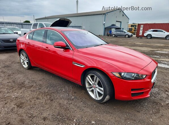 SAJAJ4FN9JCP36190 2018 JAGUAR XF Красный Передняя правая четверть