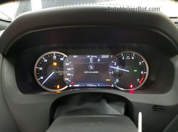 SAJAJ4FX2LCP60626 2020 JAGUAR XF Black Vista del cuadro de instrumentos