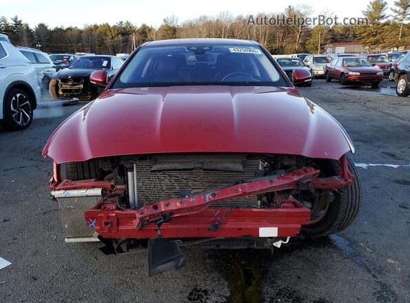 SAJAJ4FX6JCP19834 2018 JAGUAR XF Red წინა ხედი
