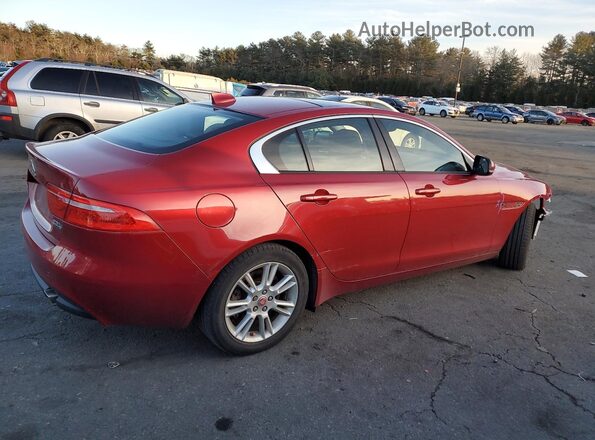 SAJAJ4FX6JCP19834 2018 JAGUAR XF Red უკანა მარჯვენა
