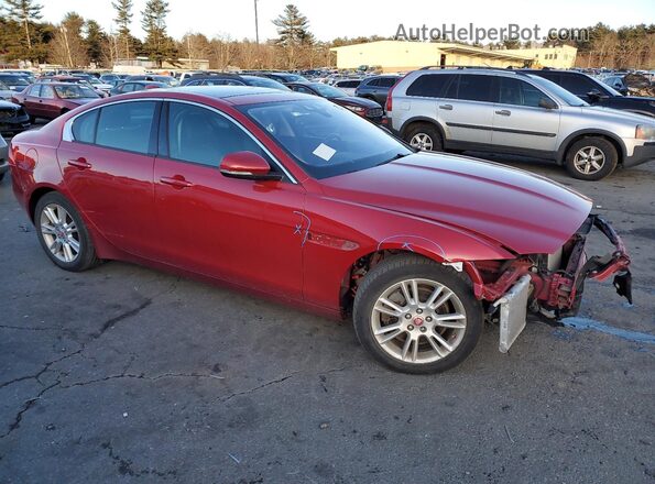 SAJAJ4FX6JCP19834 2018 JAGUAR XF Red წინა მარჯვენა