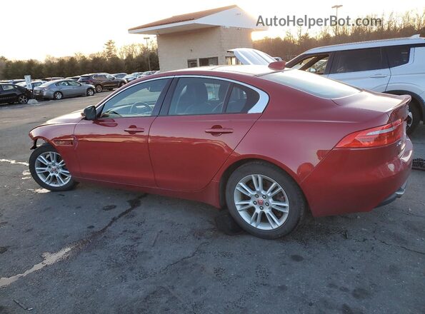 SAJAJ4FX6JCP19834 2018 JAGUAR XF Red უკანა მარცხენა