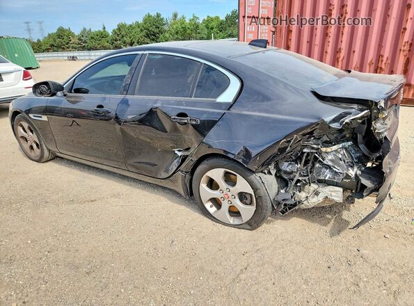 SAJAR4BG2HA975280 2017 JAGUAR XF Black Задня ліва чверть