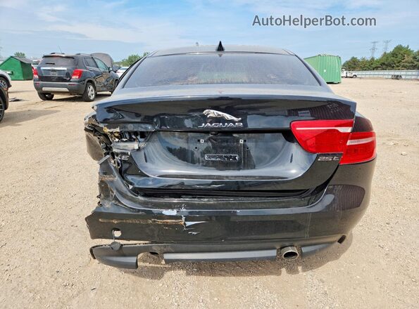 SAJAR4BG2HA975280 2017 JAGUAR XF Black Вид ззаду