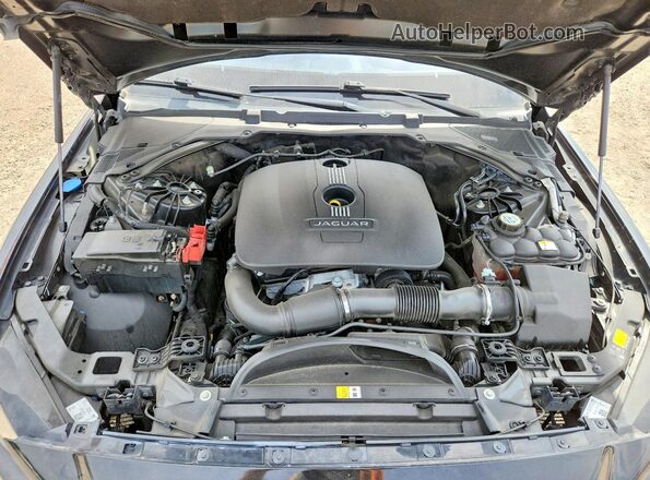 SAJAR4BG2HA975280 2017 JAGUAR XF Black Вид задньої частини салону