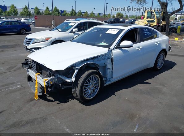 SAJAR4BG7HA976795 2017 JAGUAR XF White Vista tres cuartos delantera izquierda