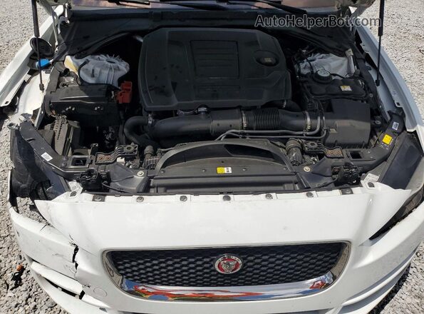 SAJAR4FX2JCP34422 2018 JAGUAR XF White უკანა სალონის ხედი