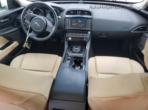 SAJAR4FX2JCP34422 2018 JAGUAR XF White წინა პანელის ხედი