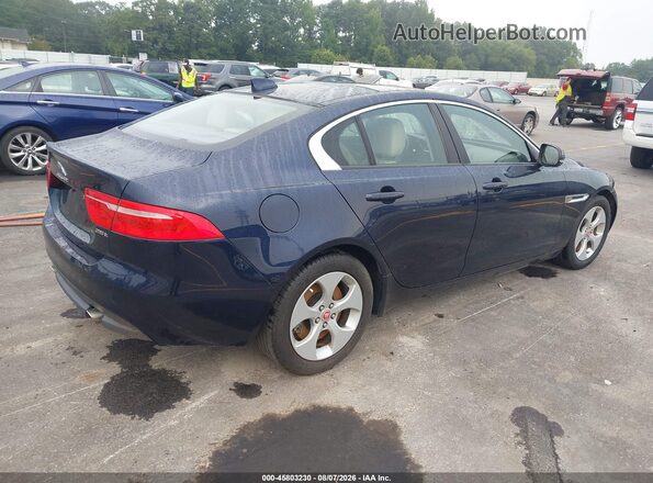 SAJAR4FX6JCP35945 2018 JAGUAR XF Blue Trasero derecho