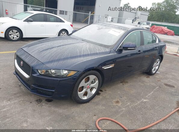 SAJAR4FX6JCP35945 2018 JAGUAR XF Blue Vista tres cuartos delantera izquierda
