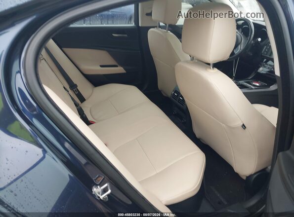 SAJAR4FX6JCP35945 2018 JAGUAR XF Blue Vista de la etiqueta del VIN