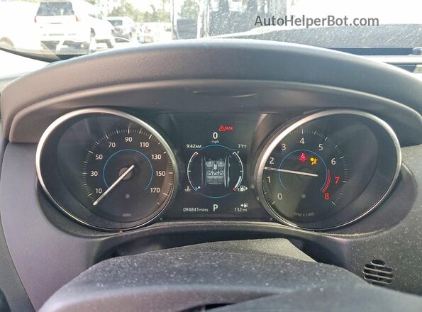 SAJAR4FX6KCP48194 2019 JAGUAR XF Черный Вид щитка приборов