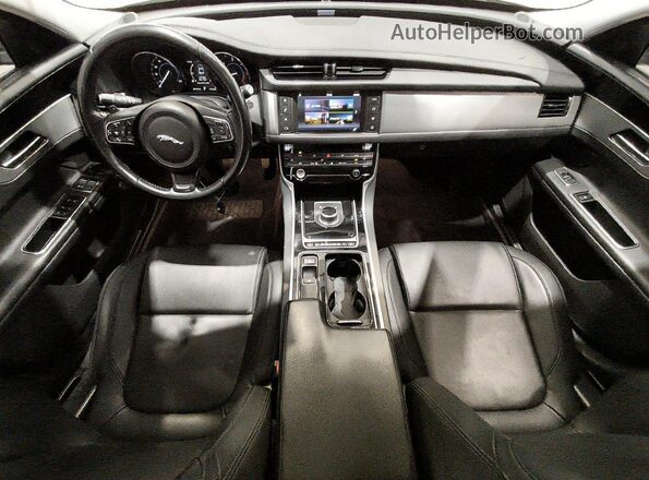 SAJBD4BNXHCY36116 2017 JAGUAR XF Gray Вид панелі приладів