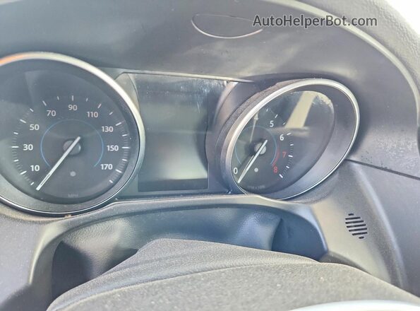 SAJBD4BV2GCY16215 2016 JAGUAR XF Gray Widok zestawu wskaźników