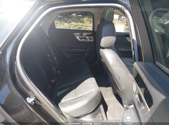 SAJBE4BV1GCY14159 2016 JAGUAR XF Black Widok naklejki z numerem VIN