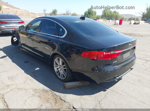 SAJBE4BV1GCY14159 2016 JAGUAR XF Black Tył lewy