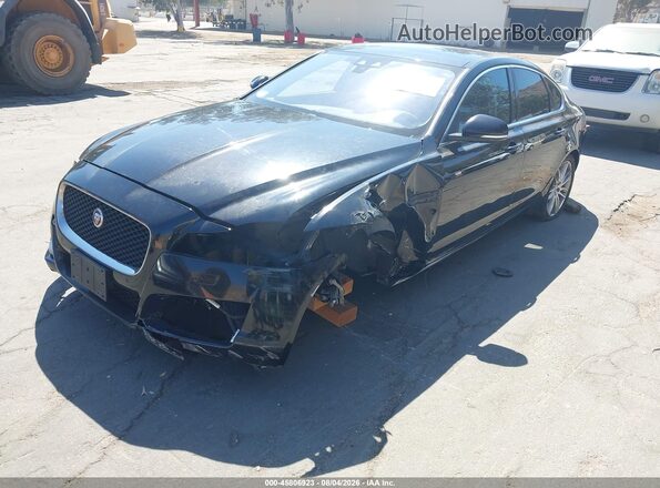 SAJBE4BV1GCY14159 2016 JAGUAR XF Black Przód lewy