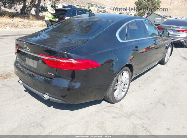 SAJBE4BV1GCY14159 2016 JAGUAR XF Black Tył prawy