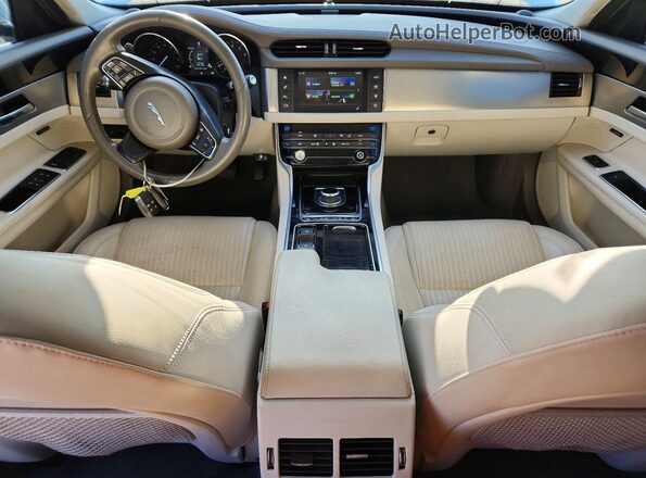SAJBE4BV4HCY26730 2017 JAGUAR XF White Dashboard view