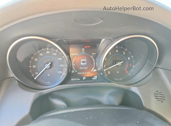 SAJBE4BV4HCY26730 2017 JAGUAR XF White Instrument cluster view