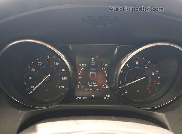 SAJBE4BV7GCY02873 2016 JAGUAR XF Black Widok zestawu wskaźników