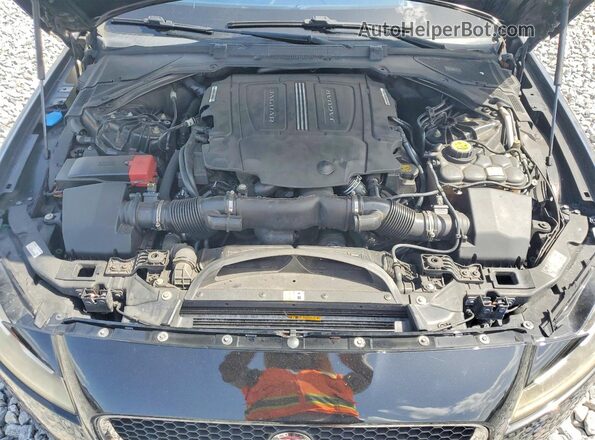 SAJBE4BV7GCY02873 2016 JAGUAR XF Black Widok wnętrza z tyłu