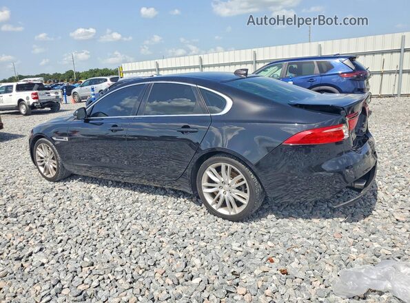 SAJBE4BV7GCY02873 2016 JAGUAR XF Black Tył lewy