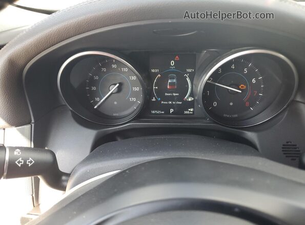 SAJBE4BV8GCY03708 2016 JAGUAR XF White ხელსაწყოთა პანელის ხედი