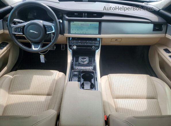 SAJBE4FX9LCY84675 2020 JAGUAR XF Black Vista del salpicadero