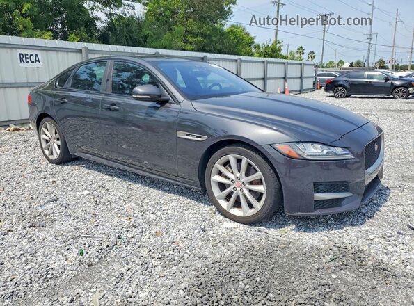 SAJBF4BV0GCY06888 2016 JAGUAR XF Black Delantero derecho