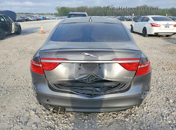 SAJBF4FN9JCY53497 2018 JAGUAR XF Серый Вид сзади