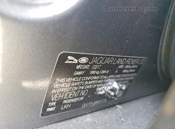 SAJBF4FN9JCY53497 2018 JAGUAR XF Серый Вид подкапотного пространства
