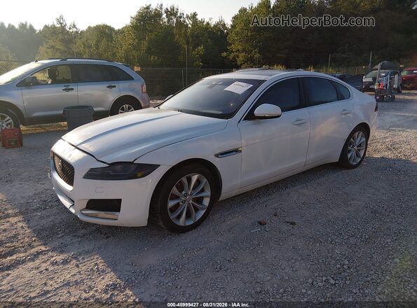 SAJBJ4BNXHCY32401 2017 JAGUAR XF White წინა მარცხენა ხედი სამი მეოთხედიდან