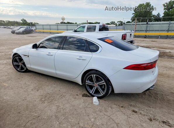 SAJBJ4BNXHCY42586 2017 JAGUAR XF White Trasero izquierdo