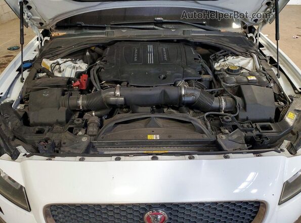 SAJBK4BV3GCY12423 2016 JAGUAR XF White Вид задньої частини салону