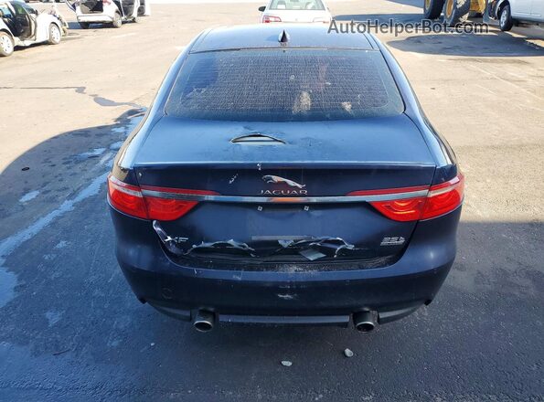 SAJBK4BV3GCY19355 2016 JAGUAR XF Blue Vista trasera