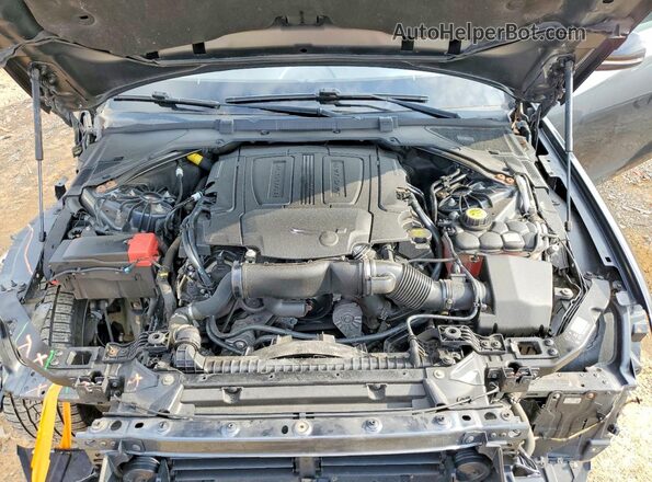 SAJBK4EV4JCY55767 2018 JAGUAR XF Gray Вид задньої частини салону