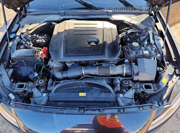 SAJBL4BN3HCY42696 2017 JAGUAR XF Black უკანა სალონის ხედი