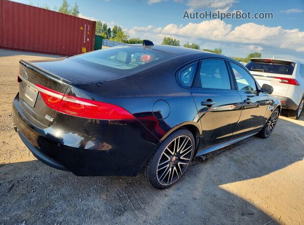 SAJBL4BN3HCY42696 2017 JAGUAR XF Black უკანა მარჯვენა