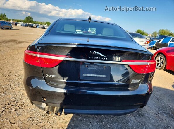 SAJBL4BN3HCY42696 2017 JAGUAR XF Black უკანა ხედი