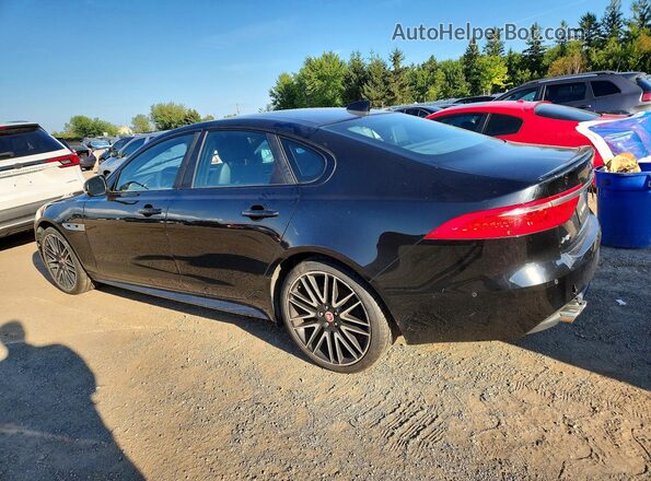 SAJBL4BN3HCY42696 2017 JAGUAR XF Black უკანა მარცხენა
