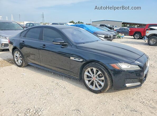 SAJBL4BN8HCY43875 2017 JAGUAR XF Black ხელსაწყოთა პანელის ხედი
