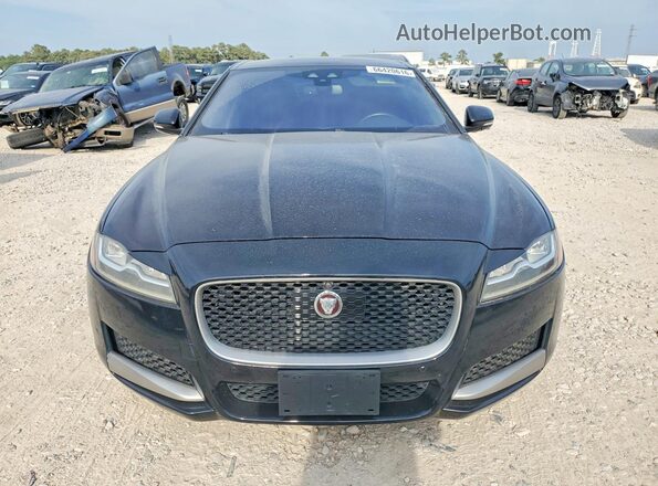 SAJBL4BN8HCY43875 2017 JAGUAR XF Black უკანა სალონის ხედი