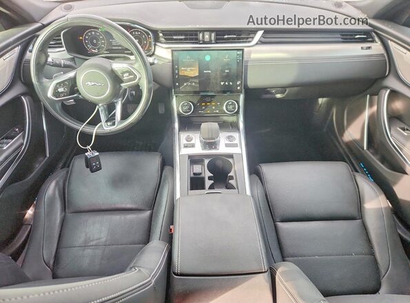 SAJBL4GX9MCY90255 2021 JAGUAR XF Black Вид панелі приладів