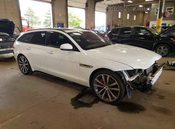 SAJBM2FV3JCY66496 2018 JAGUAR XF White Передня права чверть
